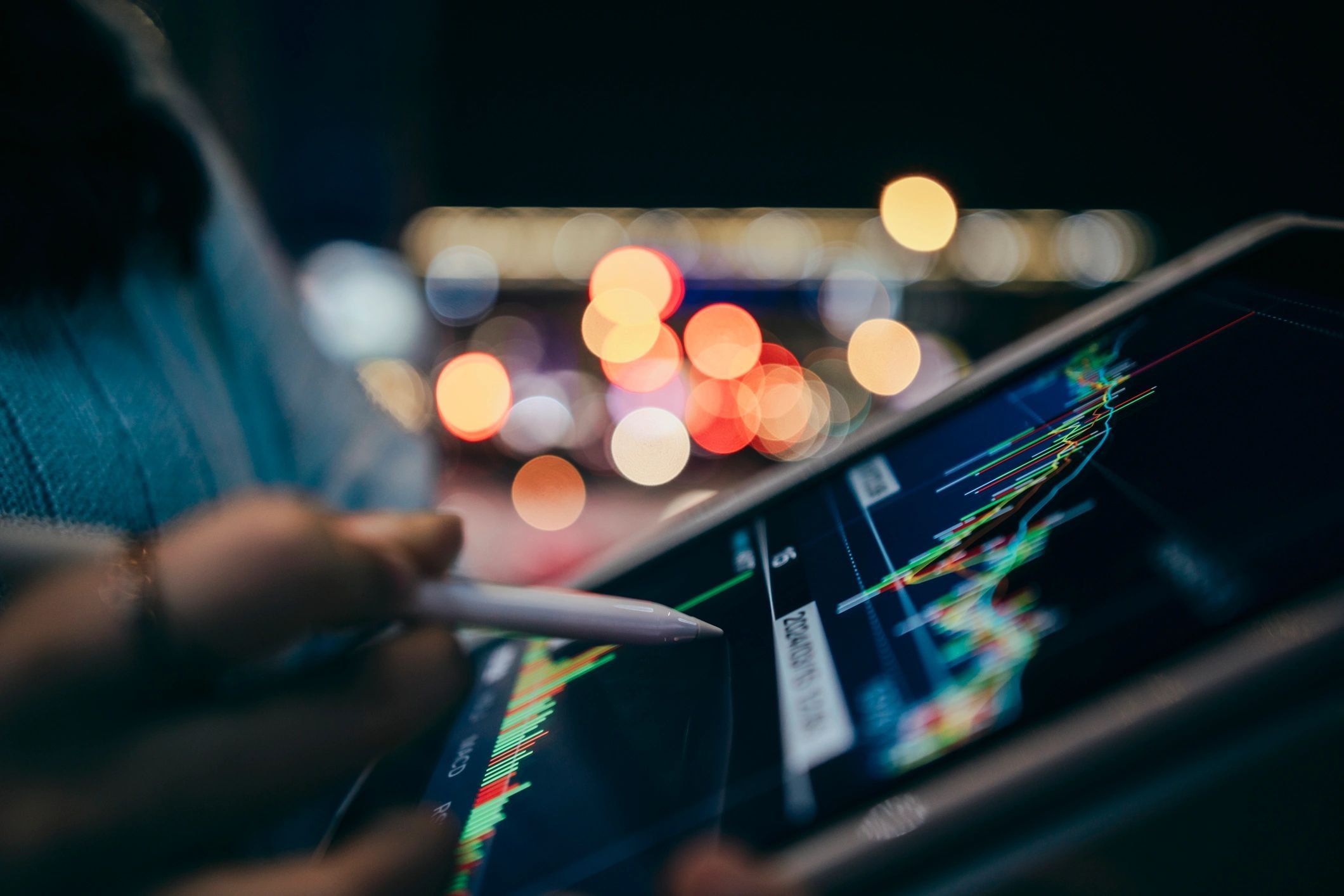 Calculator and financial documents